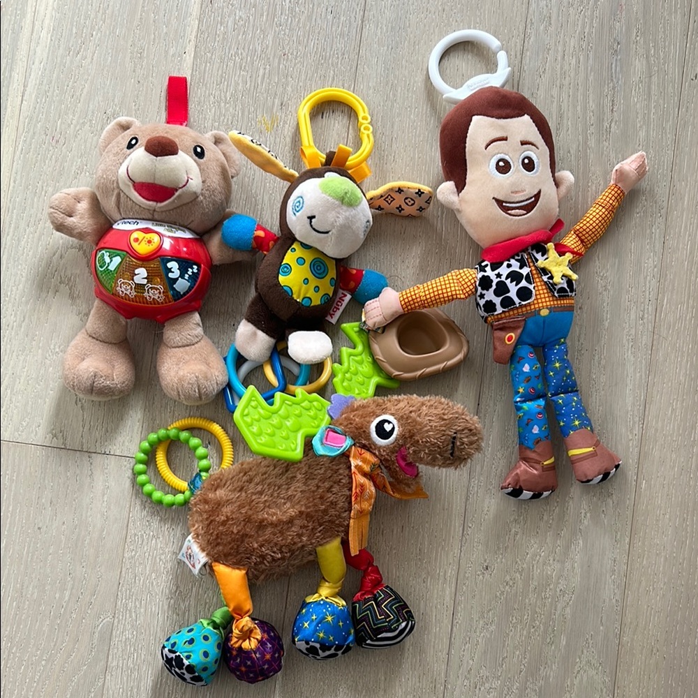 Red and Brown Toy Story Plush Dolls & Accessories